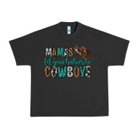 Pigment Black mama's let your babies be cowboys Urban Heavy Tee - OliviaCreatesArt