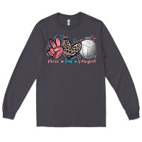 Smoke Peace Love Volleyball Long Sleeve Tee - FaDigitalArtStudio