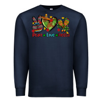 Navy peace love fiesta ado Premium Sweatshirt - AdoDesignShop