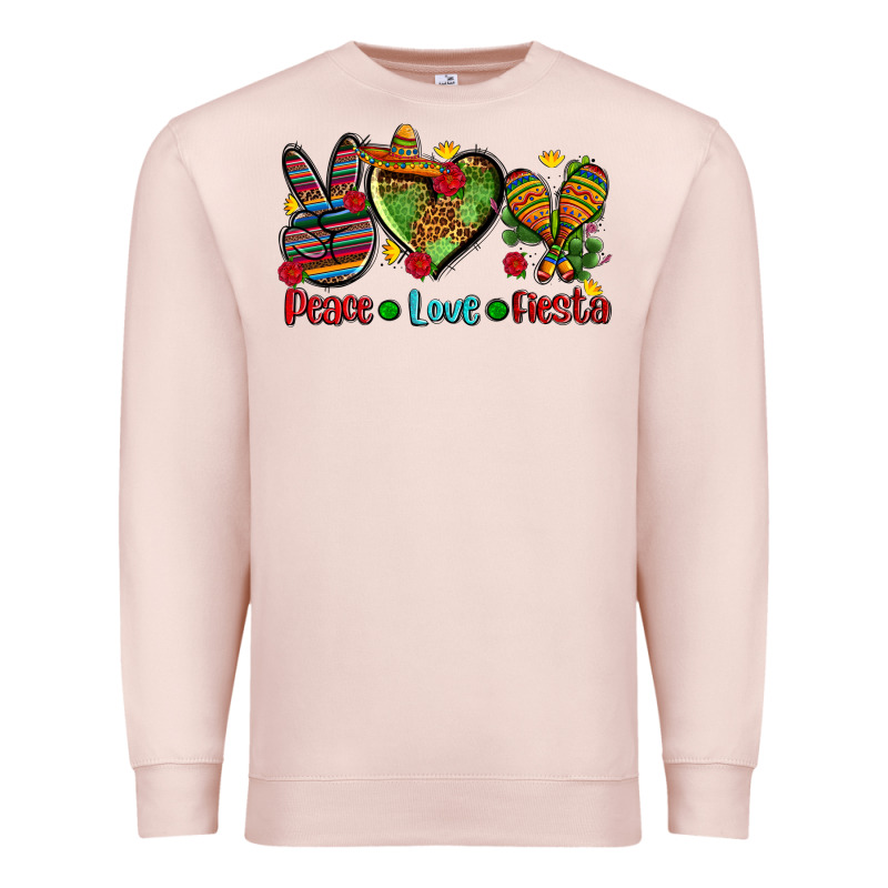 Peace Love Fiesta Ado Premium Sweatshirt by AdoDesignShop | Teevron