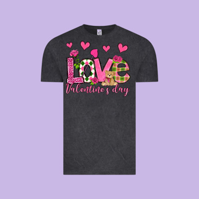 Love Valentine's Day Olivia Vintage Tee Designed By Oliviacreatesart