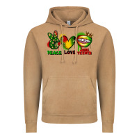 Vintage Camel Peace love Juneteenth Vintage Hoodie - FaDigitalArtStudio