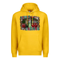 Lemon merry christmas caravan Premium Hoodie - CowhideDigitalArt