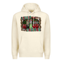 Sandshell merry christmas caravan Premium Hoodie - CowhideDigitalArt