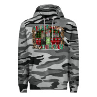 Slate Camo merry christmas caravan Premium Hoodie - CowhideDigitalArt