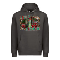 Smoke merry christmas caravan Premium Hoodie - CowhideDigitalArt