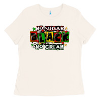 Bone no sugar no cream black Ladies Tee - CowGirlArtShop