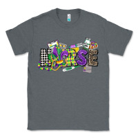 Charcoal Heather nurse mardi gras Classic Tee - CowGirlArtShop