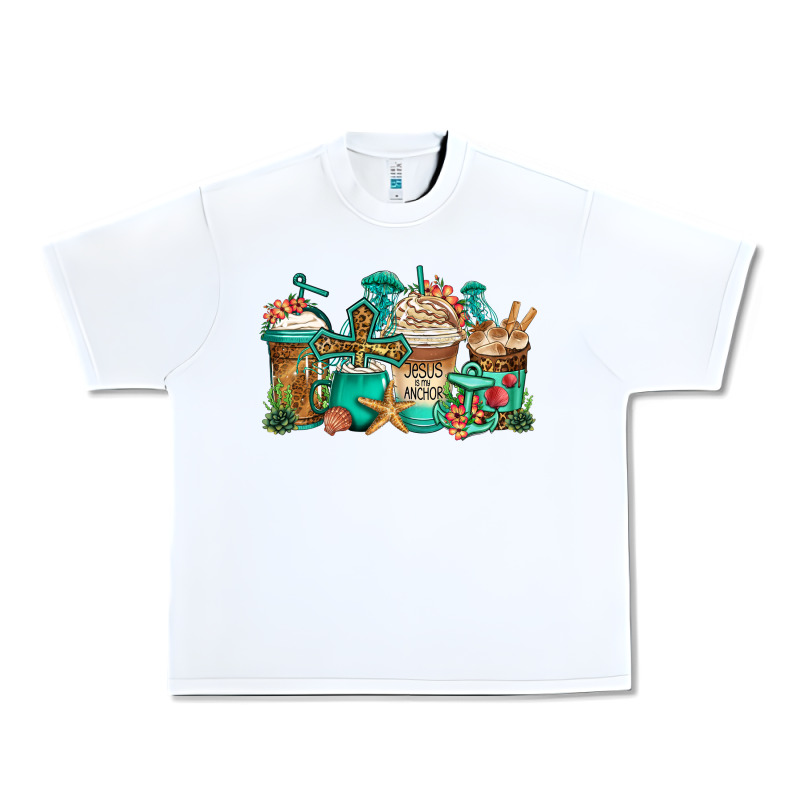 Jesus Is My Anchor Coffee Cups Urban Heavy Tee by Jasminsmagicworld | Teevron