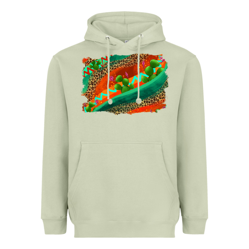 Westerb Aztec And Leopard Background Heavyweight Hoodie by AdoDesignShop | Teevron
