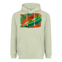 Matcha westerb aztec and leopard background Heavyweight Hoodie - AdoDesignShop