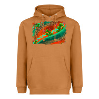 Meerkat westerb aztec and leopard background Heavyweight Hoodie - AdoDesignShop