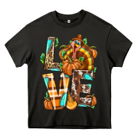 Asphalt Love Turkey Thanksgiving Heavy Core Tee - texasbilliewilder