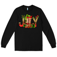 Black joy christmas with elf bbs Long Sleeve Tee - BundleAndBundleShop