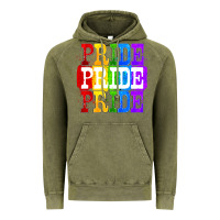 Pride Pride Pride Vintage Hoodie | Teevron