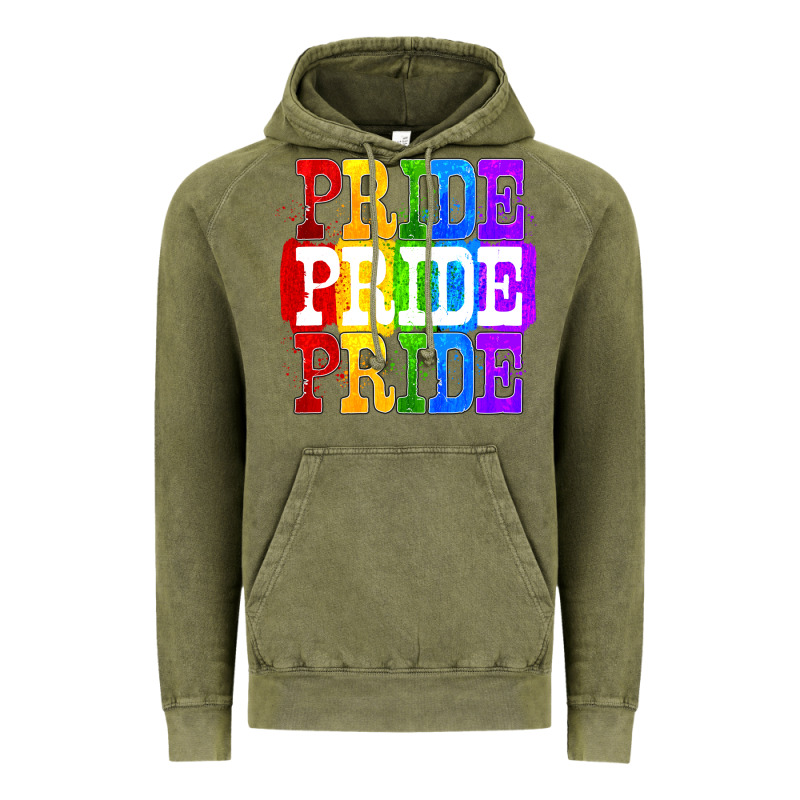Pride Pride Pride Vintage Hoodie by FaDigitalArtStudio | Teevron