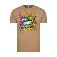 Vintage Coffee mardi gras with  lip olivia Vintage Tee - OliviaCreatesArt