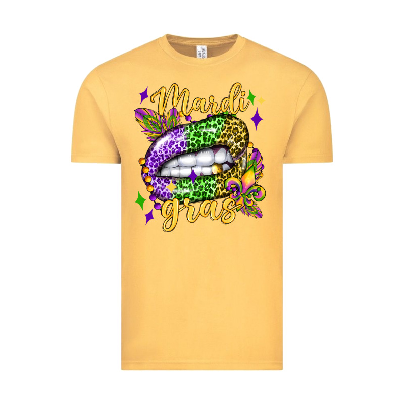 Mardi Gras With  Lip Olivia Vintage Tee by OliviaCreatesArt | Teevron