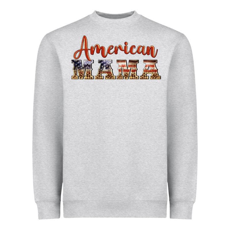 American Mama Heavyweight Sweatshirt by BarkalooDesign | Teevron