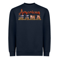 Navy american mama Heavyweight Sweatshirt - BarkalooDesign