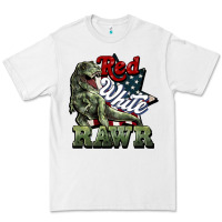 White Red white rawr 4th of july Premium Tee - HowdyJamesFarm