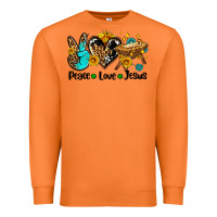 Carrot peace love jesus Premium Sweatshirt - AdoDesignShop