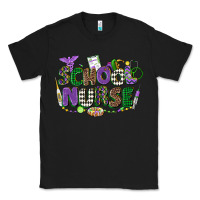 Black school nurse mardi gras Classic Tee - CowGirlArtShop