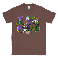Chestnut school nurse mardi gras Classic Tee - CowGirlArtShop