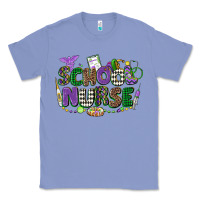 Colony Blue school nurse mardi gras Classic Tee - CowGirlArtShop