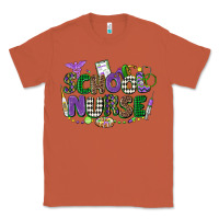 School Nurse Mardi Gras Classic Tee | Teevron