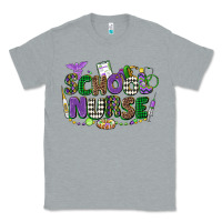 Heather Grey school nurse mardi gras Classic Tee - CowGirlArtShop