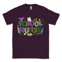Plum school nurse mardi gras Classic Tee - CowGirlArtShop