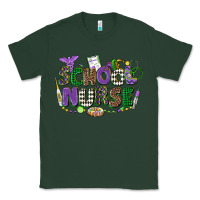 Sports Green school nurse mardi gras Classic Tee - CowGirlArtShop