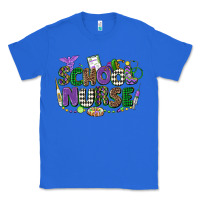 True Royal school nurse mardi gras Classic Tee - CowGirlArtShop