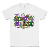 White school nurse mardi gras Classic Tee - CowGirlArtShop