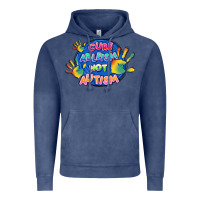 Vintage Denim Cure ableism not Autism Vintage Hoodie - FaDigitalArtStudio