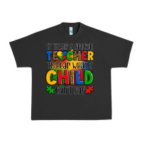 Pigment Black it takes a special teacher to hear what a child can't say Urban Heavy Tee - OliviaCreatesArt