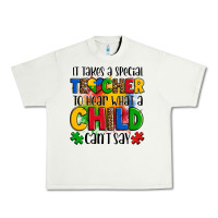 Pistachio it takes a special teacher to hear what a child can't say Urban Heavy Tee - OliviaCreatesArt