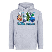 Heather Grey tis the season christmas tree  cake winter and snowman Heavyweight Hoodie - AdoDesignShop