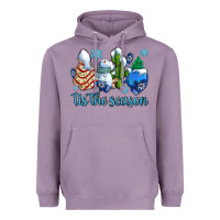 Lavender tis the season christmas tree  cake winter and snowman Heavyweight Hoodie - AdoDesignShop
