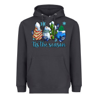 Smoke tis the season christmas tree  cake winter and snowman Heavyweight Hoodie - AdoDesignShop