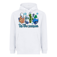 White tis the season christmas tree  cake winter and snowman Heavyweight Hoodie - AdoDesignShop