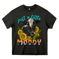 Asphalt Just a Little Moody Heavy Core Tee - texasbilliewilder