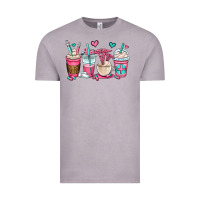 Vintage Zinc nurse coffee cups Vintage Tee - OliviaCreatesArt