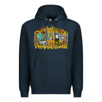 Navy just small town paraprofessional Premium Hoodie - CowhideDigitalArt