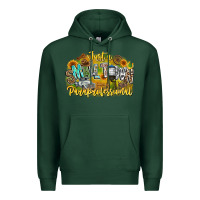 Sports Green just small town paraprofessional Premium Hoodie - CowhideDigitalArt