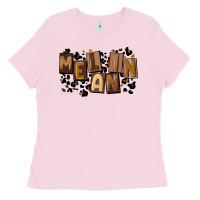 Bubblegum Pink melanin with leopard Ladies Tee - CowGirlArtShop