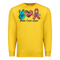 Lemon peace love  cure Premium Sweatshirt - AdoDesignShop