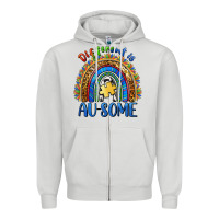 Different Is Ausome Zipper Hoodie | Teevron