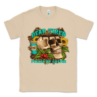 Mushroom dead tired fueled by coffee Classic Tee - Artiststas
